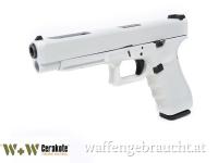 Glock 34 in Cerakote H-242 Hidden White