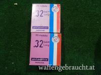 Patronen .32 S&W lang - Blei Rundkopf 25 Stk/Packung