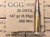 GGG 7,62x51 - 308 WIN. FMJ 147GR 640 STK. IM KARTON