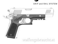 Recover tactical CC3P Grip and Rail System for the 1911