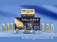 Sellier&Bellot 9mm Luger FMJ 8,0g/124grs.