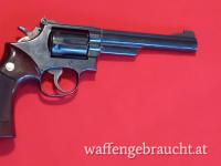 Smith & Wesson Mod. 19 - 4, 6 Zoll Lauf, Kal. 357 Mag, Holzgriffschale, top Zustand