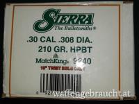SIERRA Matchking Geschosse .30 210 gr