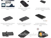 Optik Adapterplatten - CZ P10 / Shadow 2 / SP01 + Glock