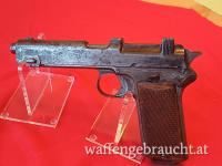 Steyr Pistole M 1912, Hj. 1919, adapiert 1930 mit "HV Stempel -Adler 1. Republik - 30 (Jahreszahl), Nr: 1736 z