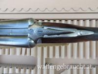 Feine englische Luxus Doppelflinte mit Seitenschlossen im Kal. 12/65 - Sonderangebot ! -