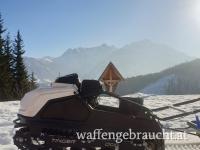 Schneefux-Motorschlitten