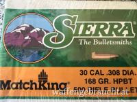Geschosse 308 - 168gr Sierra Match King  - auf Lager 