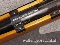   Spezialanfertigungung Schweizer Matchgewehr Lauf 25mm, Länge 78cm  OHNE ZIELFERNROHR 