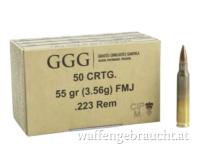 GGG .223 REM 55GR FMJ 1000 STK. IM KARTON *Aktion* | www.waffen.shopping