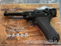 Legends Pistole 08 CO2 im Kaliber 4,5mm BB mit 3,0 Joule, Blowback und Vollmetall