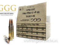 .223 Rem GGG M193 55gr FMJ im Karton - auf Lager !