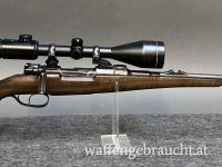 Mauser 98 Kal: 6,5x57, LL 60 cm. Optik Luger 8x56 mit Leuchtabsehen. 