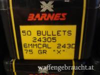 Barnes Geschosse .243/6mm 75grs X-Bullets