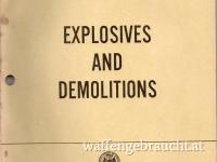 U.S. Army Field Manual Explosives and Demolitions 1963