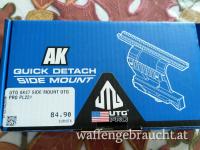 Verkaufe Seitenschiene Picatinnyschiene Side Mount für AKs / AK47 von UTG, UTG Pro MTU 016
