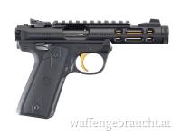 RUGER MARK IV 22/45 LITE BLACK / GOLD 4,4" 22LR MGW 1/2X28