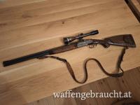 Bockbüchsflinte 5,6x57R und 16/70 mit Munition