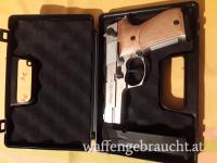 Walther P88 compact in nickel und Holzgriffe gebraucht