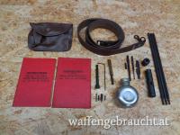 PSL Romak Zubehör Set SSG Sniper 18 tlg. , Trageriemen, Anleitungen, Putzstock, Kleinteile, Putzzeug, Öler