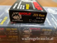 223 Rem 55gr FMJ Wolf