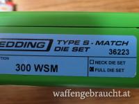 300 WSM wiederlade matritze redding type S.Match Full die set