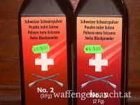 Schweizer Schwarzpulver Nr. 2 und Nr. 3 - (3FG und 2FG)