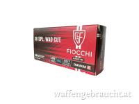 FIOCCHI .38 SPECIAL WAD CUTTER LWC 148gr 50Stk *LAGERND*