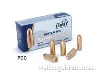 Limit Z 9mm Luger PCC FMJ 8,0g/124grs 50 Stk