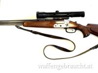 Bockbüchsflinte HEYM 22 (Kaliber 16/70 und 5,6x50 R Mag) + Swarovski Habicht 1,5-5x42 Optik