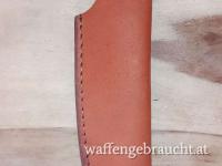 LEDER SCHEIDE braun / lang