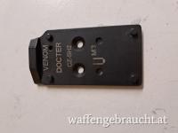 Shadow 2 Optical Ready Adapterplatte für Docter und Venom Red Dot Reddot Rotpunkt 