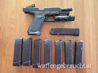Glock 17 Gewindelauf MOS und Shield SMSc Red Dot