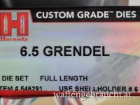 HORNADY 6,5 GRENDEL CUSTOM GRADE Matritzensatz