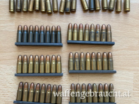 7,62x25mm Mauser - Ladestreifen + Patronen