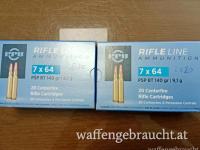 PPU 7x64mm PSP BT Rifle Line mit 9,1g/140gr
