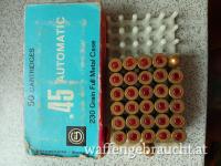 31 Patronen 45 Automatic Geco
