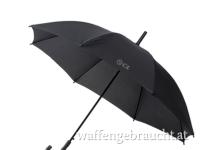 Regenschirm schwarz mit CZ Logo