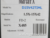 MARCH FX 1,5-15x42 FD-2 beleuchtet in der 2ten Bildebene