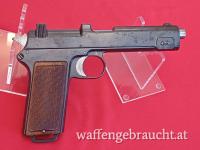Steyr M 1912/1913 Pistole, Kal. 9 mm Steyr, Rumänienkontrakt, Waffennummerr: 5755 b, guter Zustand