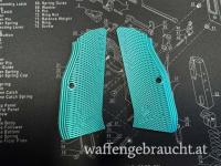 CZ Griffschalen Alu lang SP-01 SHADOW 2 hellblau/türkis