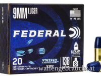 Federal Pistolenmunition 9 x 19 8,9g Segmented Hollow Point Syntech Defense (VE 20)