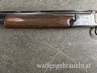 Bockflinte FN Mod. 26 m. Stahlschrotbeschuss u. Flintenfutteral