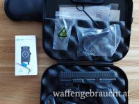 GLOCK 44 mit Gewinde,grüner LASER,Neuwertig ! 