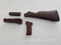 Original DDR NVA Schaft Set AK47 / AK74 / AKM vollständig
