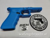 Griffstück GLOCK 17 Gen 3  NEU in BLAU befüllt mit allen Teilen NEU