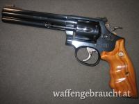 Reserviert A.M. Smith & Wesson 17-6, Cal. .22lr , 6 Zoll LL. , Brüniert , Targetrevolver