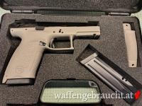 Griffstück einer CZ P-10 C 9X19 URBAN GREY mit Reservemagazin, Koffer, Handbuch
