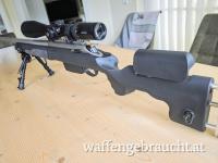 Tikka T3 Varmint - 30-06 Spr, GRS-Schaft, Feinabzug Bixn Andy, ZF Hawke Frontier 30SF 5-30x56, Harris Zweibein.