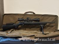 Savage MKII mit Zweibein, Zielfernrohr mit Montage und Gewehrtasche